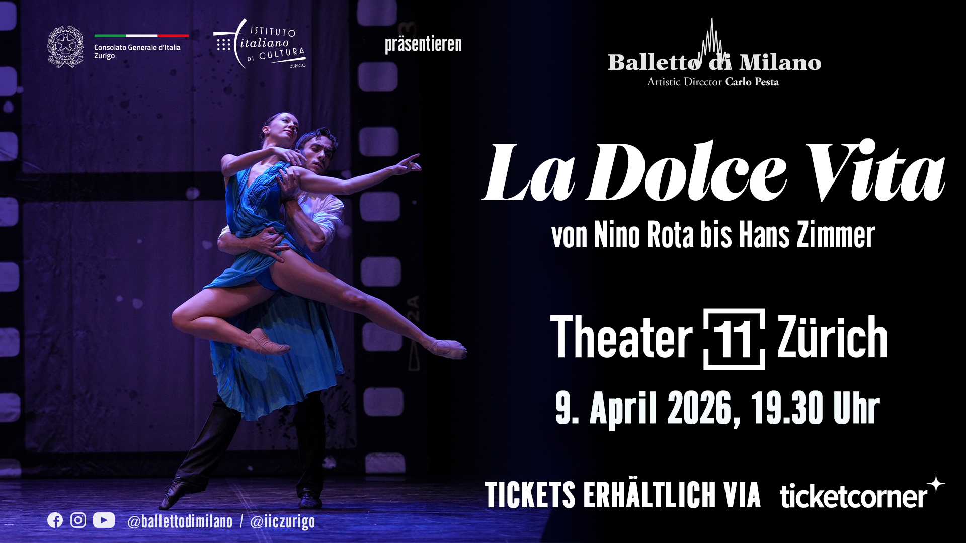 La Dolce Vita – Balletto di Milano a Zurigo